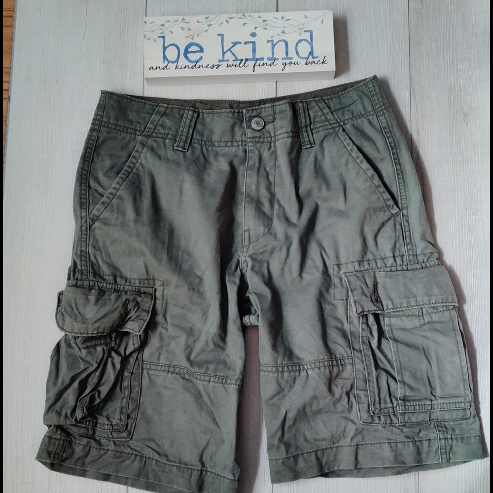 AA) *💖 2/$15 or 4/$25, Navy, Green, gray,cargo shorts, size 28